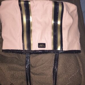 Stylish Pink and Gold Women's Tote Bag It's New Use For 30 Mins Put Her Stuf I,O